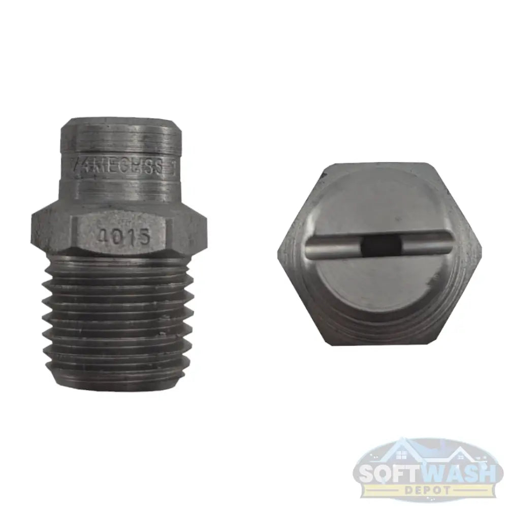 1/4-inch MEG stainless steel soft wash and downstream spray tips, precision nozzle set for chemical and rinse applications - Soft Wash Depot.