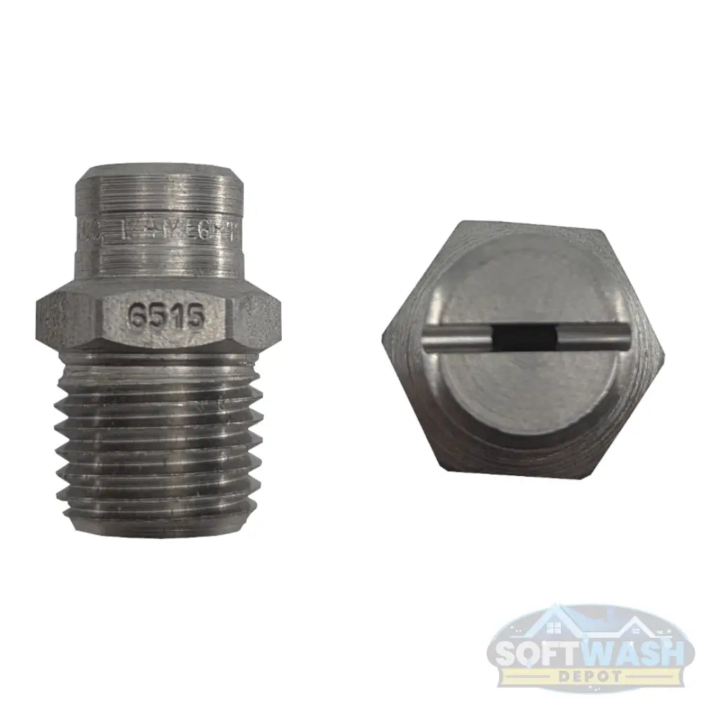 1/4-inch MEG stainless steel soft wash and downstream spray tips, precision nozzle set for chemical and rinse applications - Soft Wash Depot.