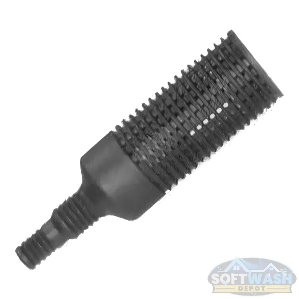 1/4" Black Chemical Strainer Filter - durable chemical-resistant suction filter designed to prevent debris from entering soft wash pumps and systems - Soft Wash Depot.