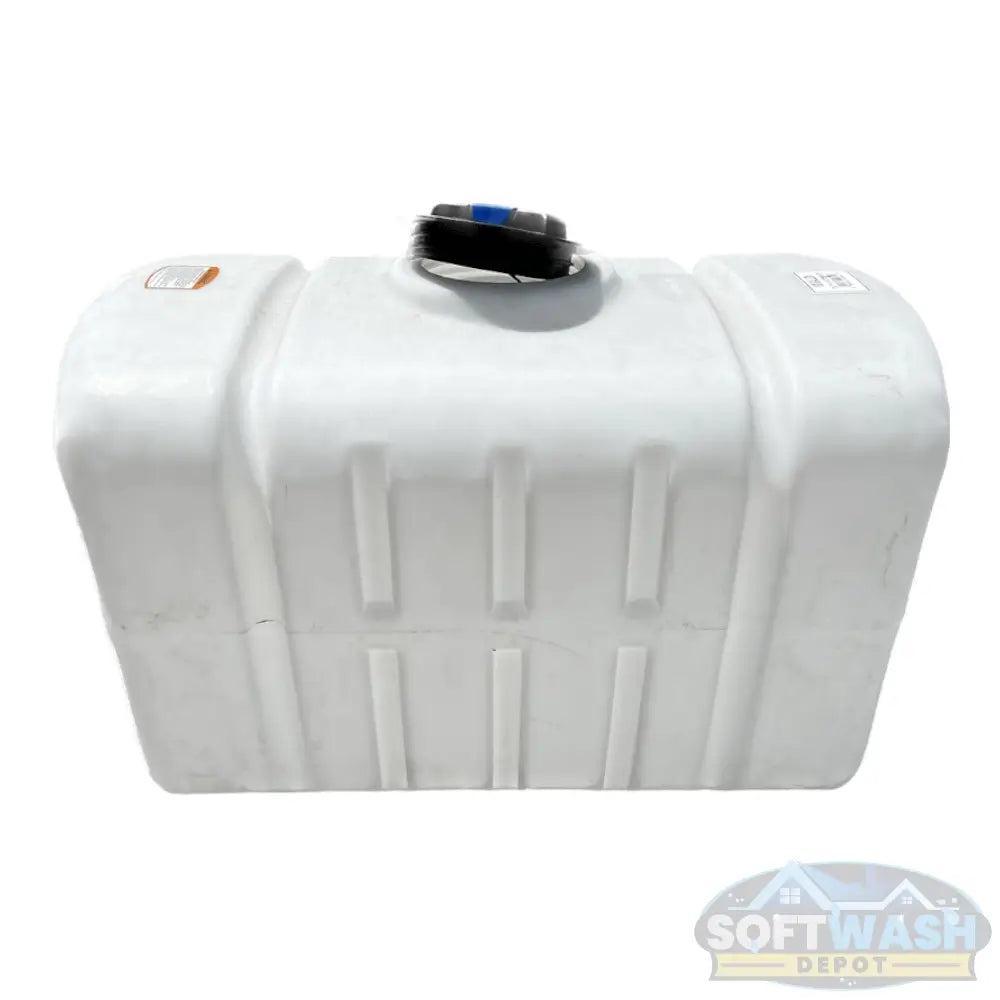 100 gallon poly tank, heavy-duty chemical storage tank for soft wash, pressure wash, and water containment systems - Soft Wash Depot.