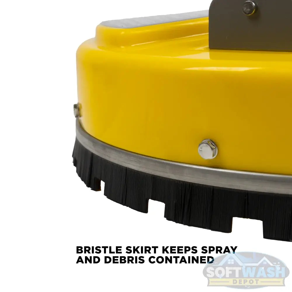 16-inch Whirl-A-Way commercial pressure washer surface cleaner designed for fast, streak-free cleaning of driveways, patios, sidewalks, and concrete surfaces. - Soft Wash Depot