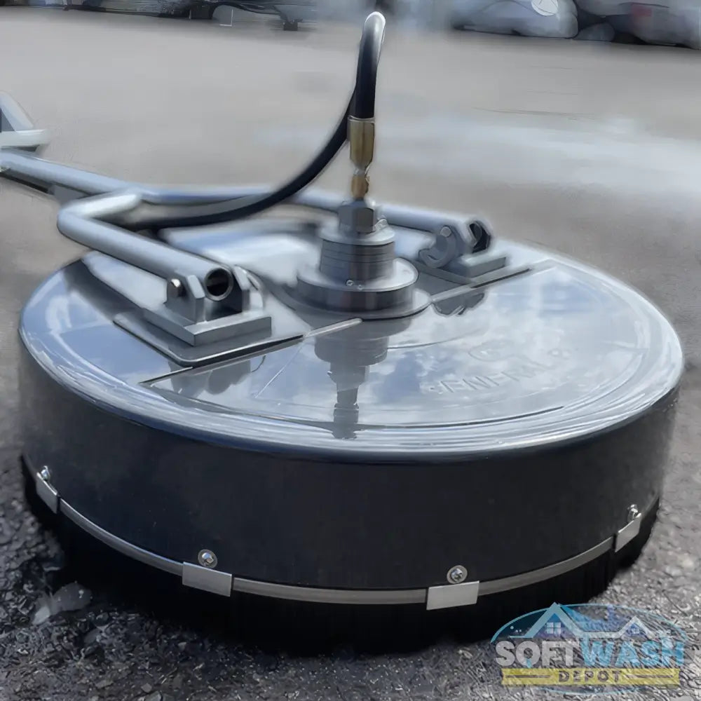 18-inch General Pump Hammerhead surface cleaner with durable housing, spray bar, and handle connections for professional pressure washing. - Soft Wash Depot