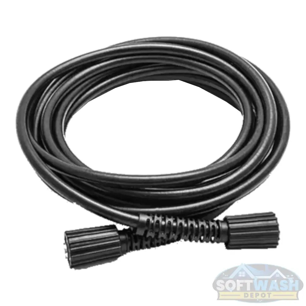 25' Black Pressure Wash Hose w/ M22 Ends