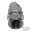 Stainless steel hose reel swivel connector for pressure washing systems.