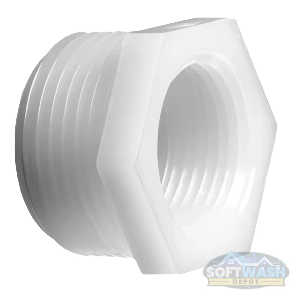 3/8" MPT x 1/4" FPT Nylon Reducing Bushing