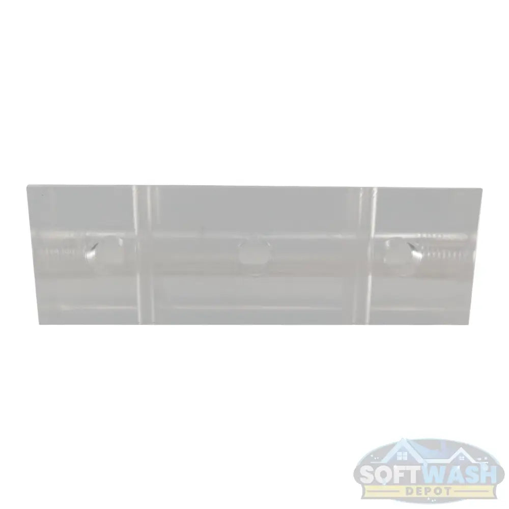Clear downstream injector manifold block with 2-port or 3-port configuration, transparent chemical injection manifold for pressure washing and soft wash systems. - Soft Wash Depot