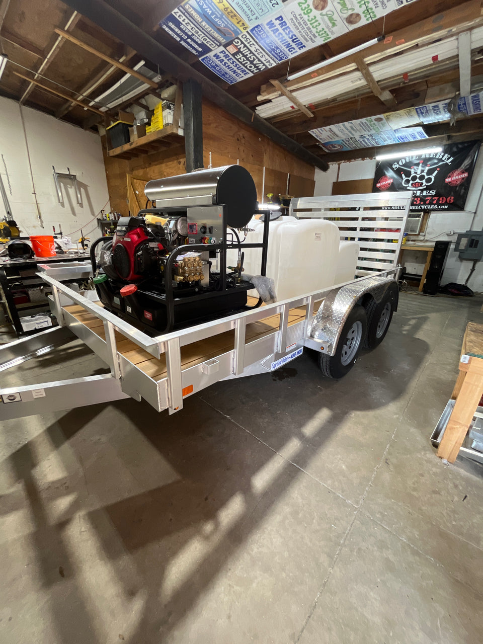 6' x 12' Aluminum Tandem Axle Trailer *Trailer Only*