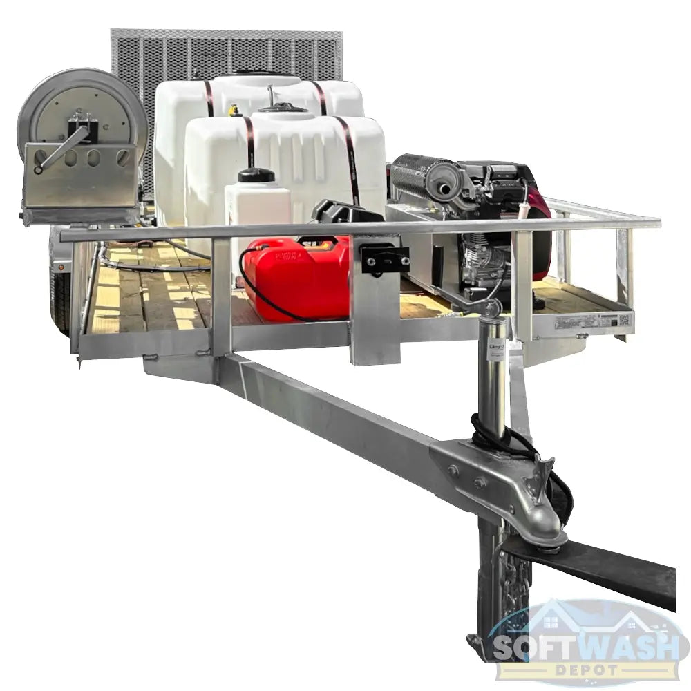 6' x 12' Soft Wash & Pressure Wash Aluminum Trailer Build w/ 8 GPM