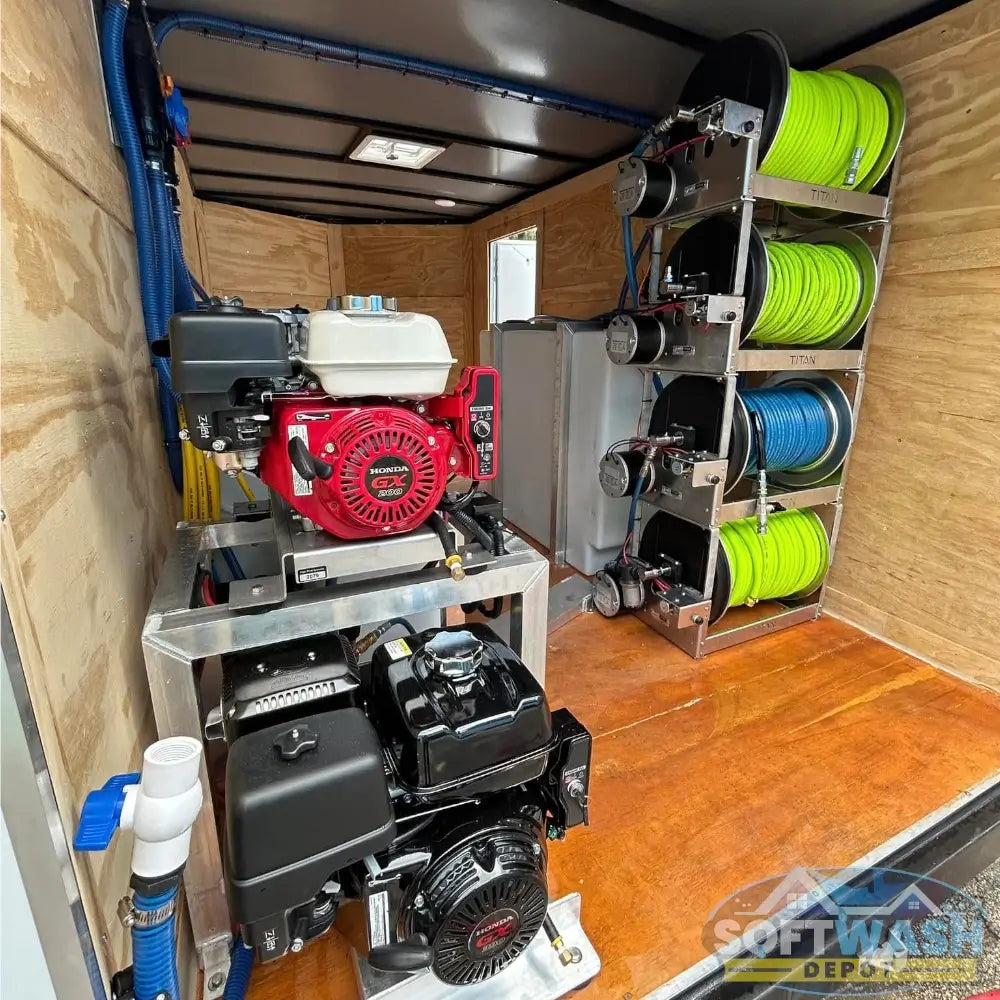 7' x 14' Tandem Axle Enclosed Drone Cleaning Trailer
