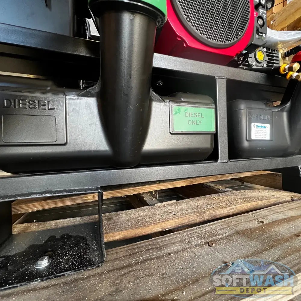 8 GPM hot water skid Honda GX690 3500 PSI with General Pump 8012PRO-35HG - Soft Wash Depot.