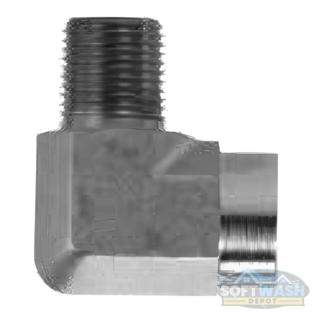 90 Degree St. Elbow, Zinc-Plated Steel Pipe MPT x FPT