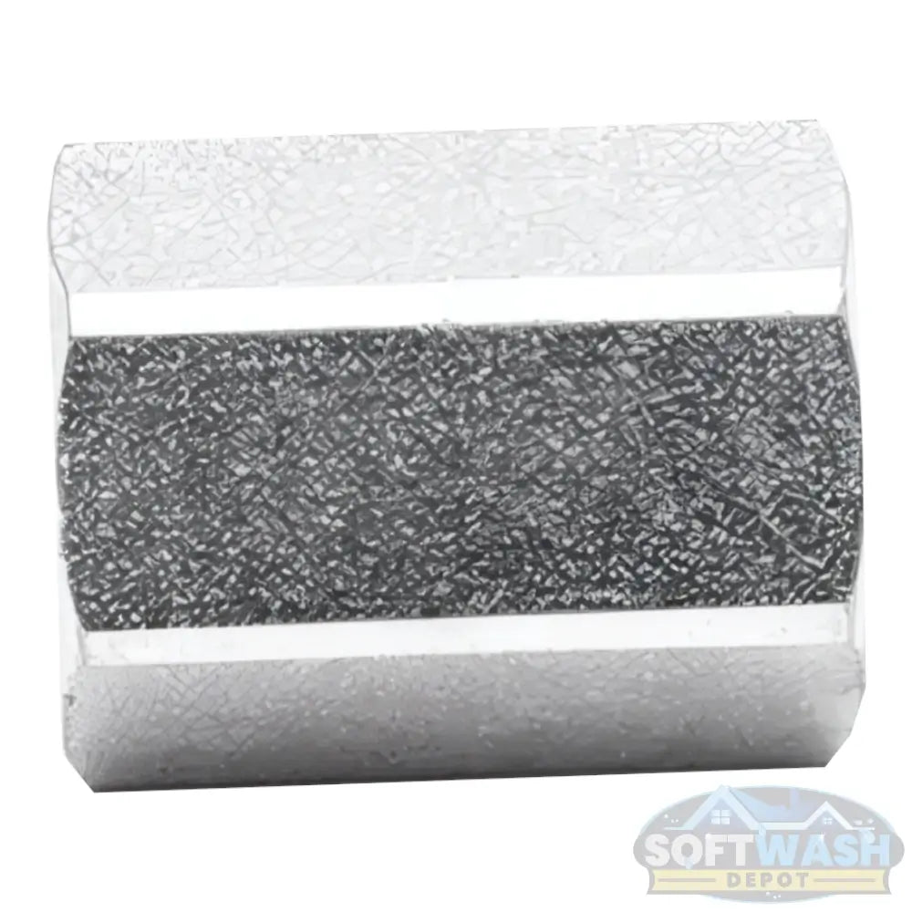 Chrome Plated 1/4" NPT Lance Socket - durable steel fitting designed for a secure, permanent nozzle connection on pressure washer and soft wash lances - Soft Wash Depot.