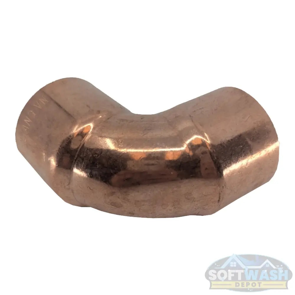 1-1/4" 90° Copper Exhaust Elbow for Honda GX630, GX690 & iGX800 Motors - high-temperature copper fitting designed for durability and corrosion resistance in small engine exhaust systems - Soft Wash Depot.