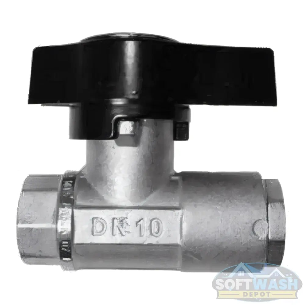 DN10 Ball Valve | Nickel Plated Brass Ball Valve | 3/8 In. NPT-F, 12.0 GPM, 5000 PSI