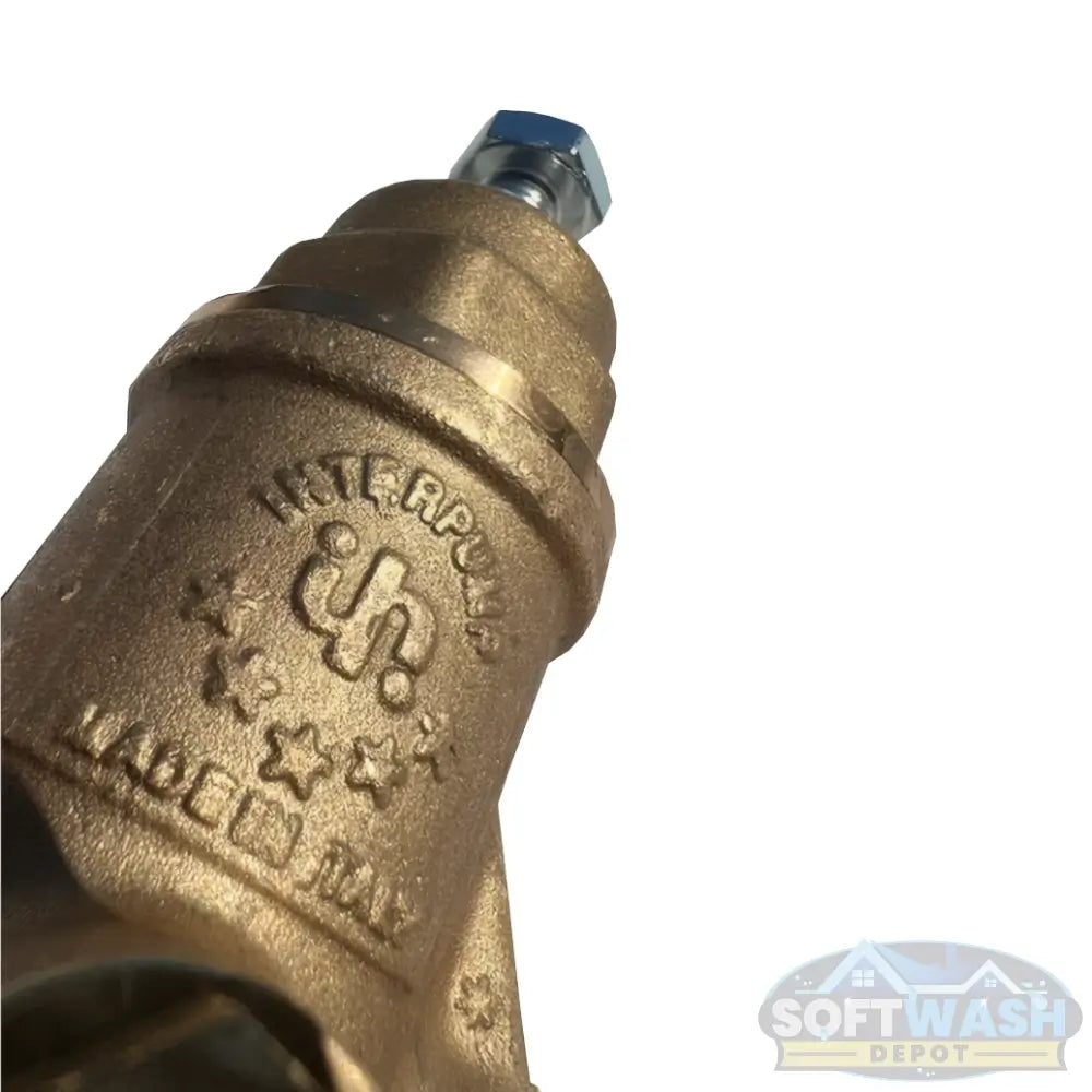 General Pump ZK1 flow-sensitive unloader valve, 2–10 GPM, 3600 PSI max, brass construction for pressure washer systems - Soft Wash Depot.