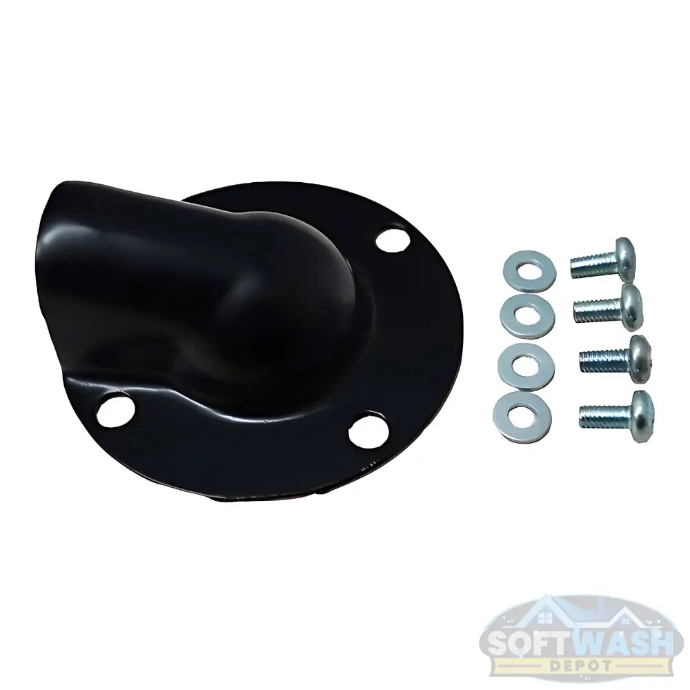 Honda GX engine exhaust deflector heat shield plate. - Soft Wash Depot