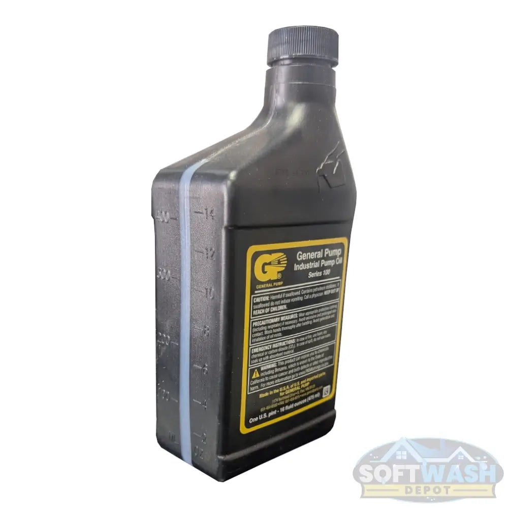 General Pump 30 WT Industrial Pump Oil 16 oz non-detergent high-pressure plunger pump lubricant. - Soft Wash Depot