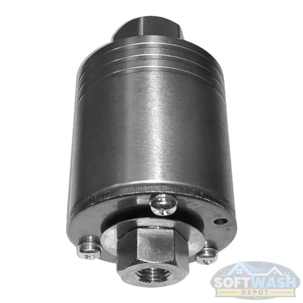 General Pump Hammerhead Replacement Swivel - durable stainless steel high-pressure swivel for surface cleaners and pressure washers - ensures smooth rotation and leak-free operation - Soft Wash Depot.