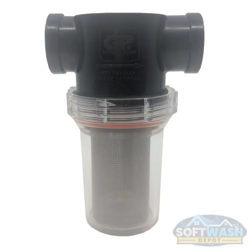 General Pump T Strainer with Polycarbonate Clear Bowl Water Filter