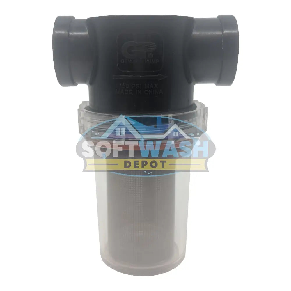 General Pump T Strainer with Polycarbonate Clear Bowl Water Filter