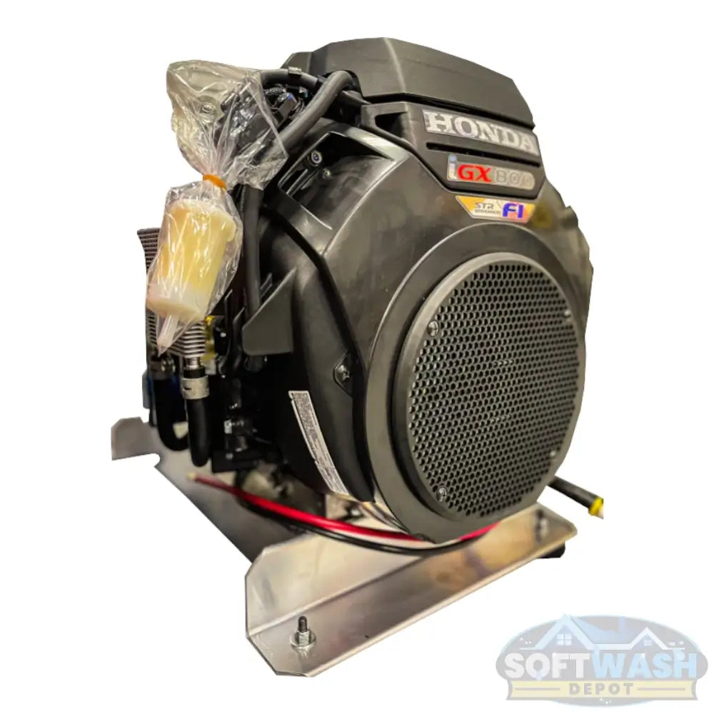 Honda iGX800 Gear Drive with 10 GPM General Pump Pressure Washer - commercial-grade fuel-injected power washer setup featuring durable gear drive system and aluminum base for professional soft wash and pressure washing applications. - Soft Wash Depot