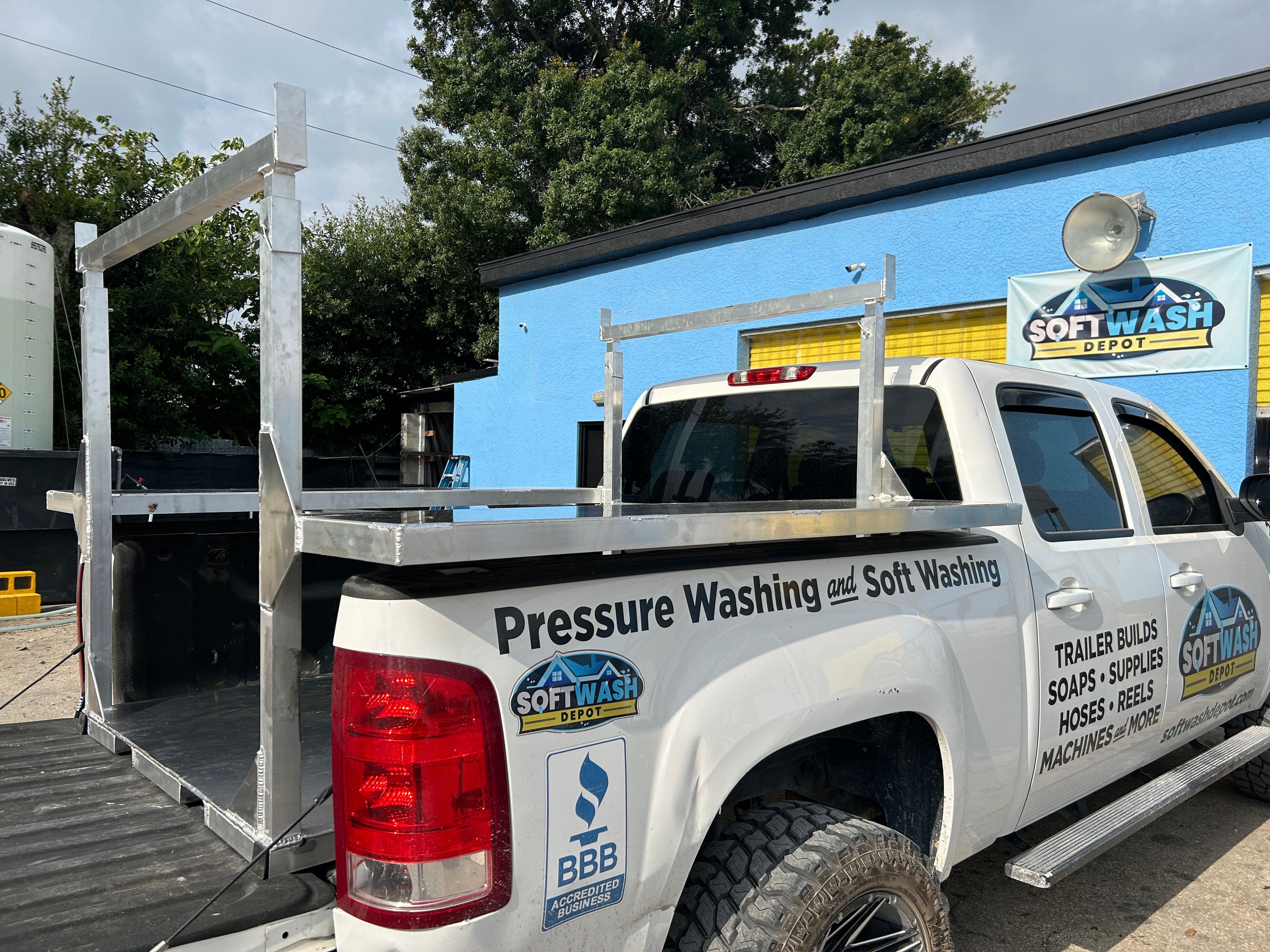 SWD Aluminum Soft Wash/ Pressure Washing Bare Skid *No Free Shipping*