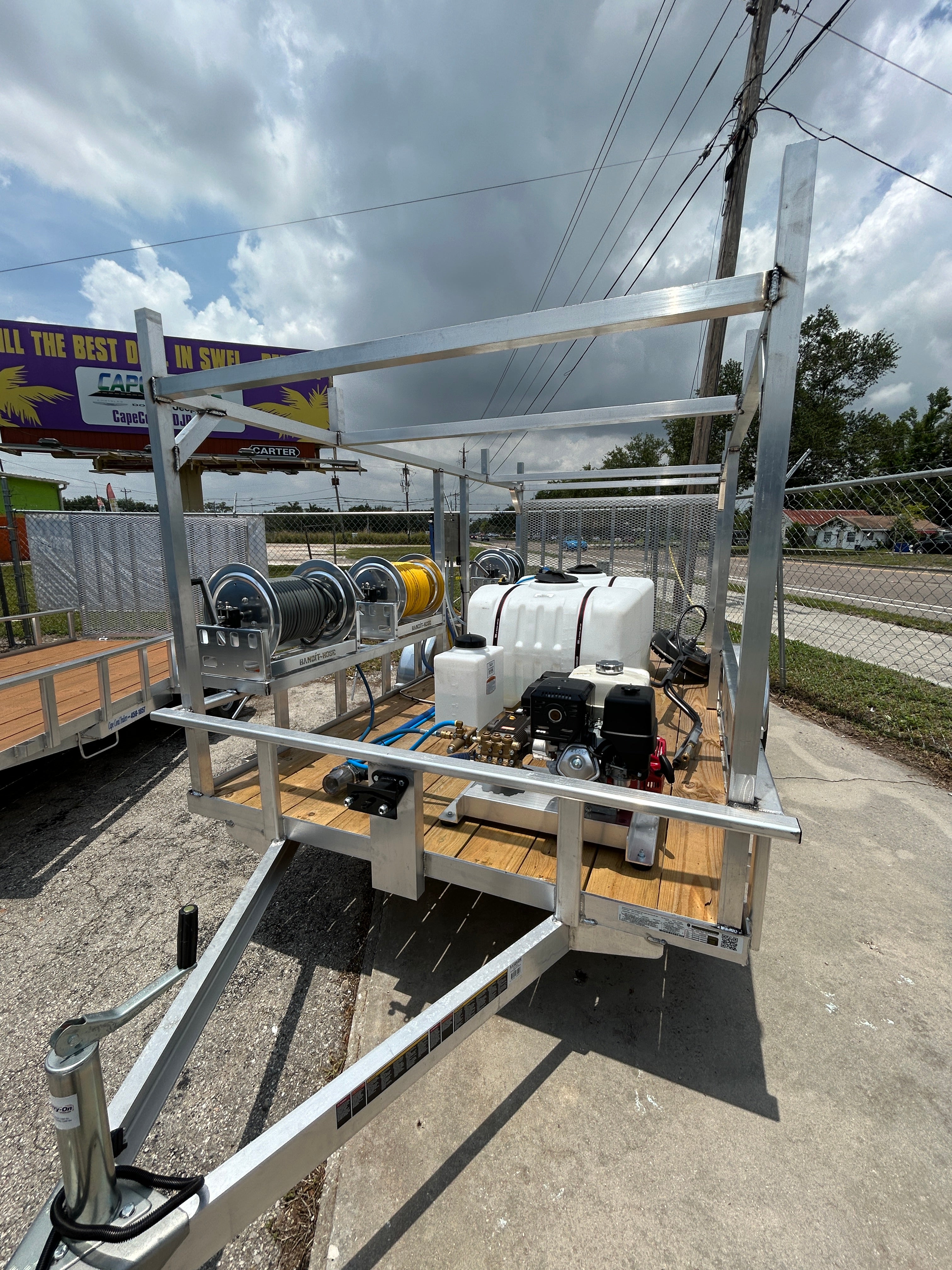 6' x 12' Soft Washing & Pressure Washing Trailer Build w/ 5.5gpm & 12v Soft Wash System