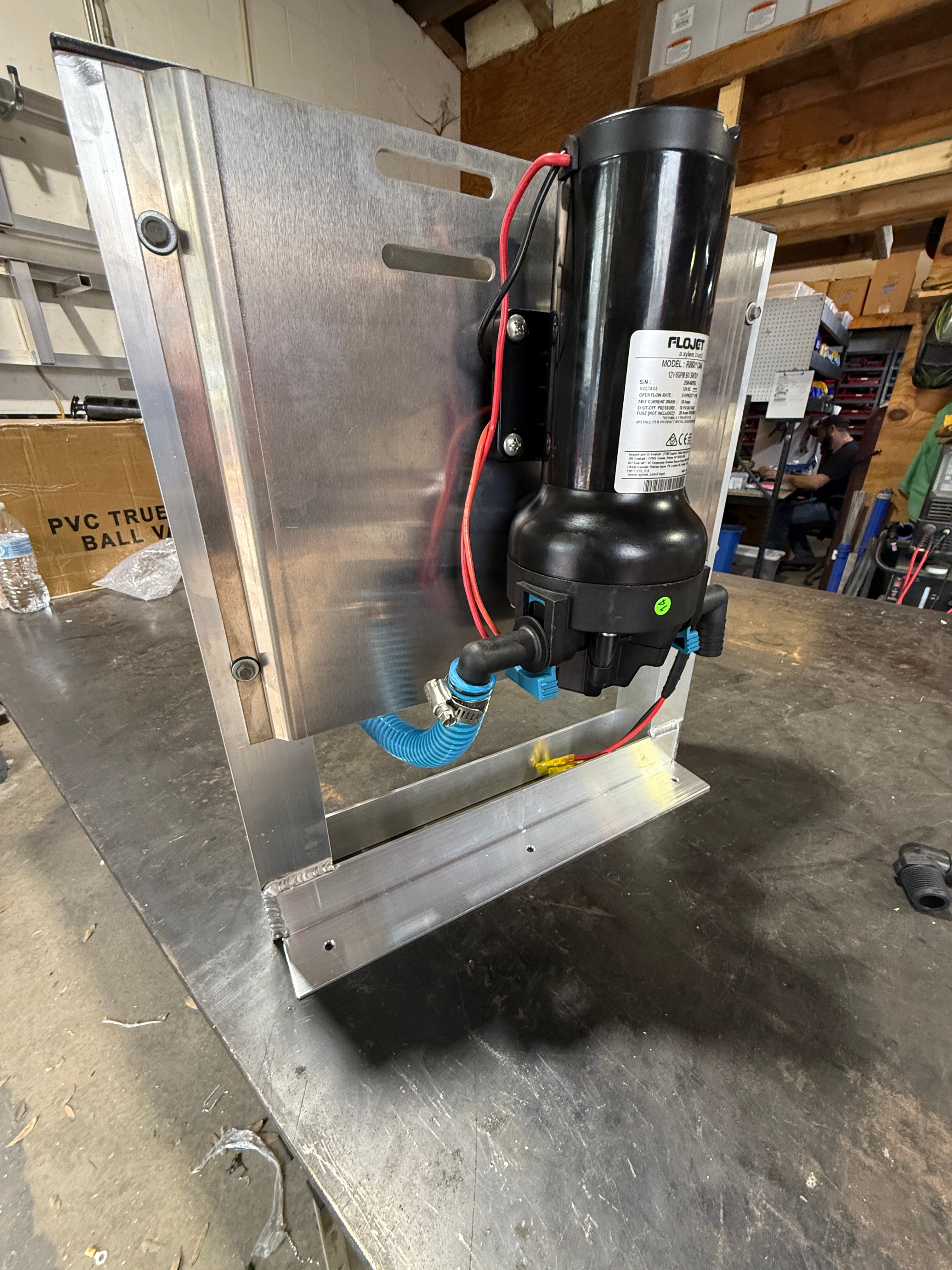 Soft Wash Depot 3-Port EZ Blend 3/4" Clear Proportioner & 12v Soft Wash Pump Combo