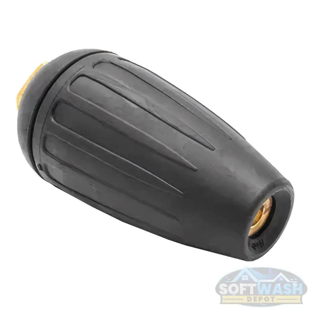 MTM Hydro Rotojet Turbo Nozzle - high-pressure rotating nozzle designed for powerful cleaning action, delivering concentrated spray for removing tough grime and debris - Soft Wash Depot.