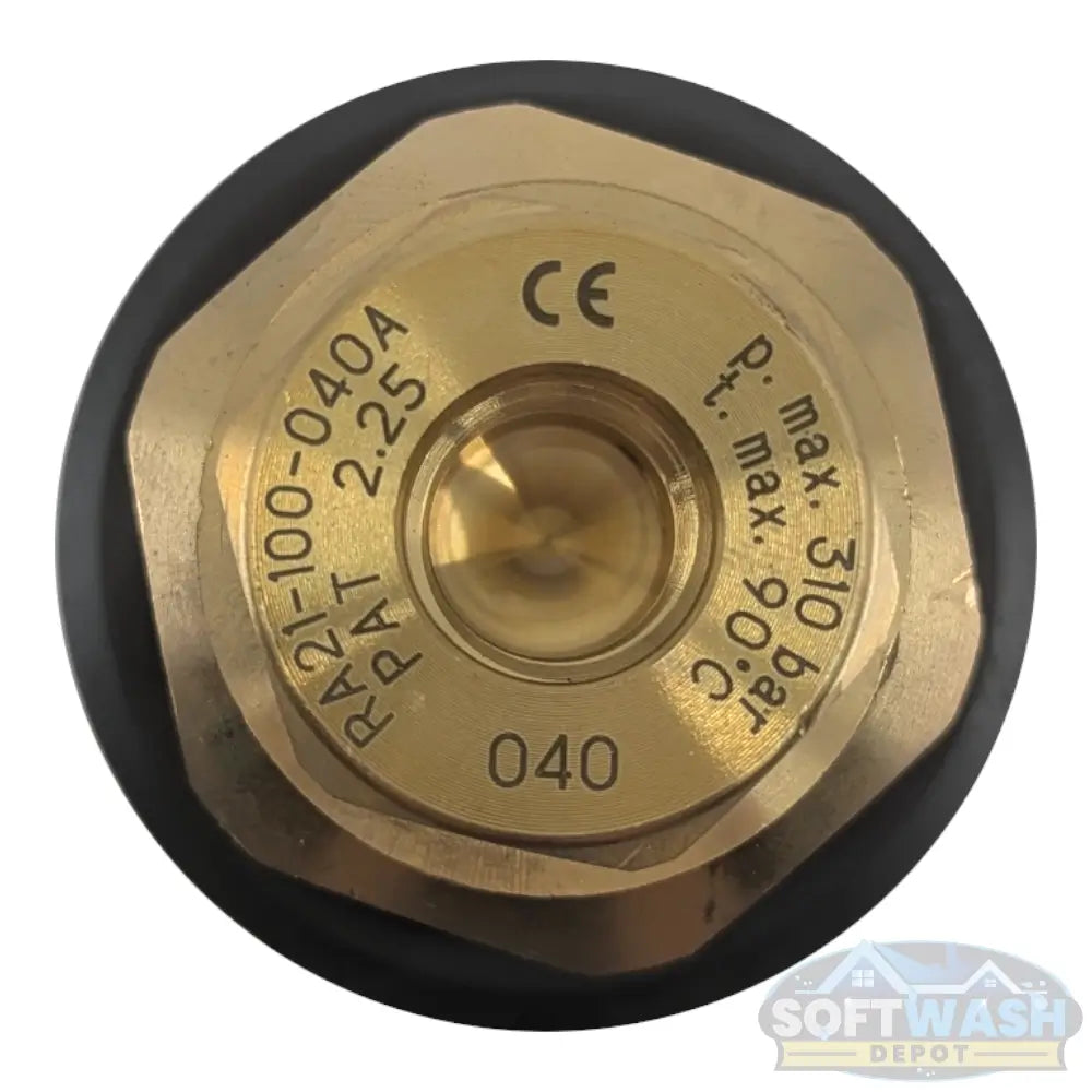 MTM Hydro Rotojet Turbo Nozzle - high-pressure rotating nozzle designed for powerful cleaning action, delivering concentrated spray for removing tough grime and debris. - Soft Wash Depot