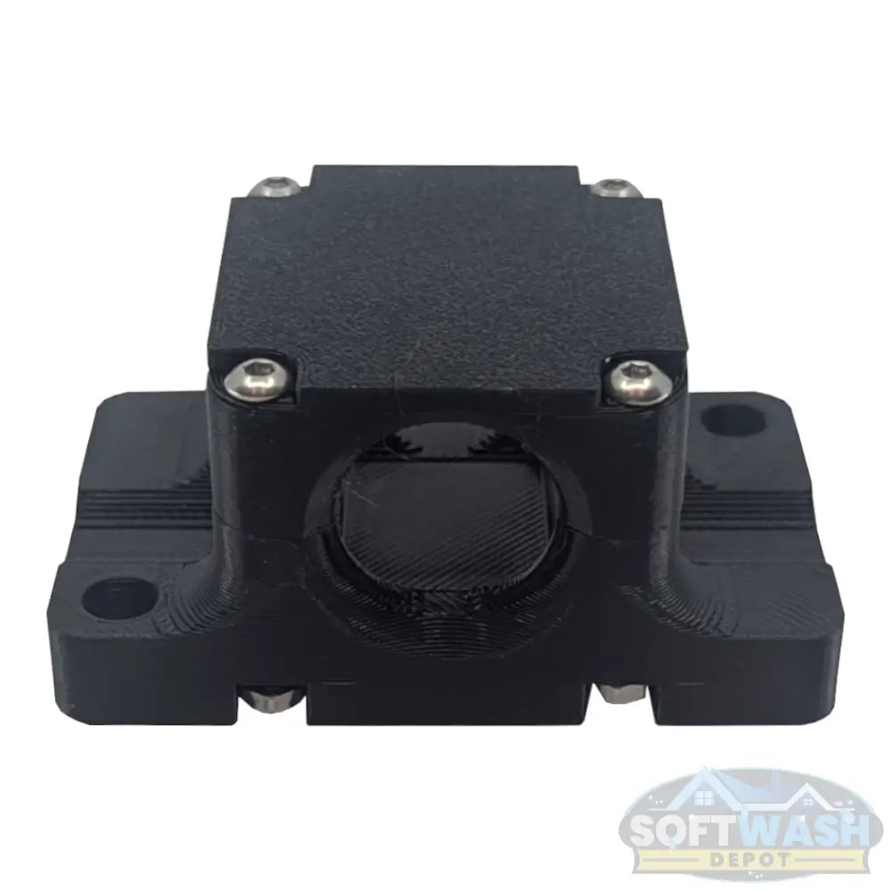 Mounting plate for Series 326 3-Way ball valve for secure equipment installation. - Soft Wash Depot