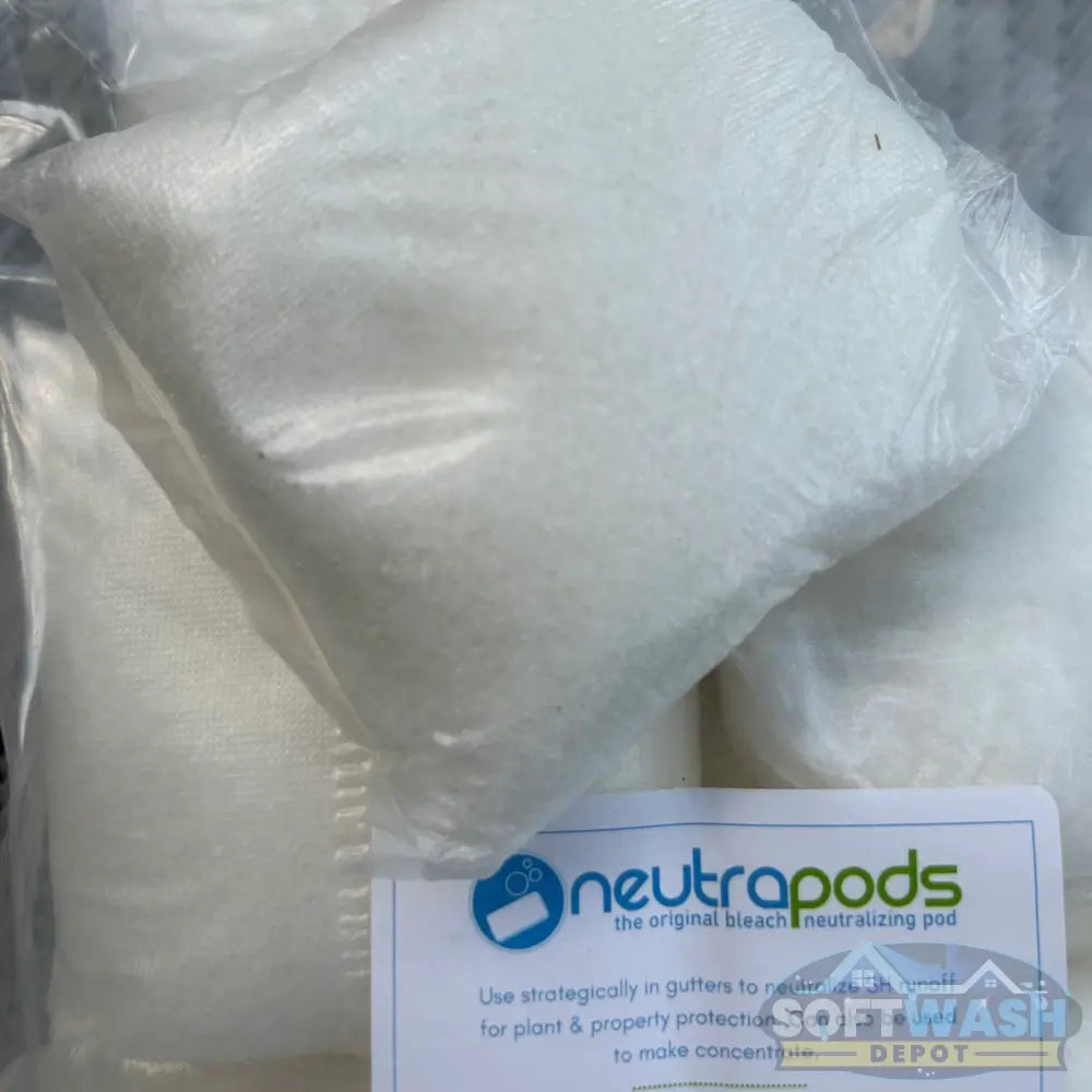 NeutraPod The Original Bleach Neutralizer 8oz - concentrated bleach neutralizing powder designed for soft washing and plant protection. Safely neutralizes chlorine runoff to protect landscaping, gutters, and property surfaces. - Soft Wash Depot