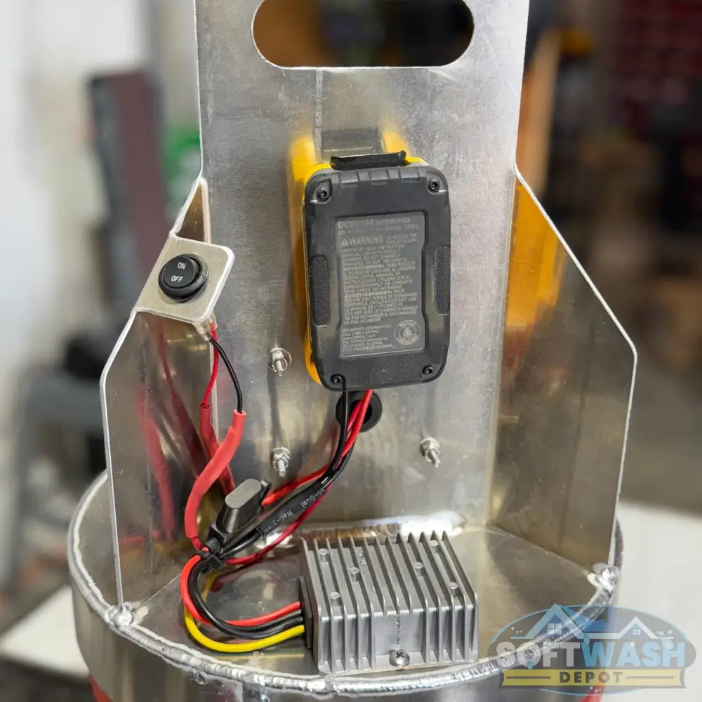 Paver Sealing Aluminum Cordless 12V Bucket Spraying Kit - Soft Wash Depot.