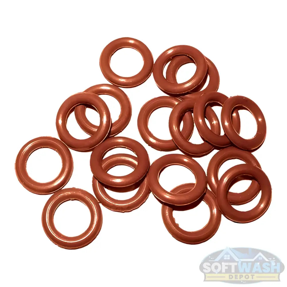 Quick connect Viton O-rings for chemical-resistant sealing in pressure washing and soft wash fittings. - Soft Wash Depot