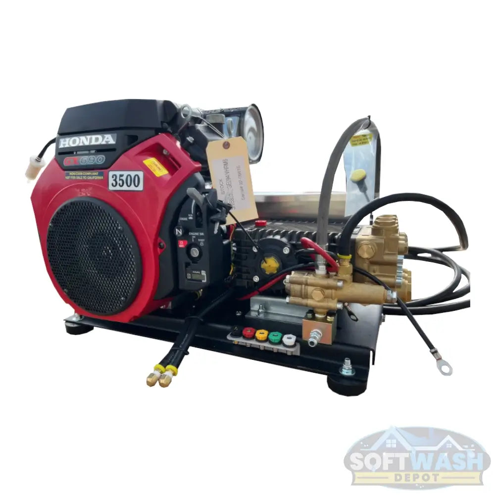 SWD 8gpm at 3500psi with General Pump | K7 Unloader | OEM Honda Muffler