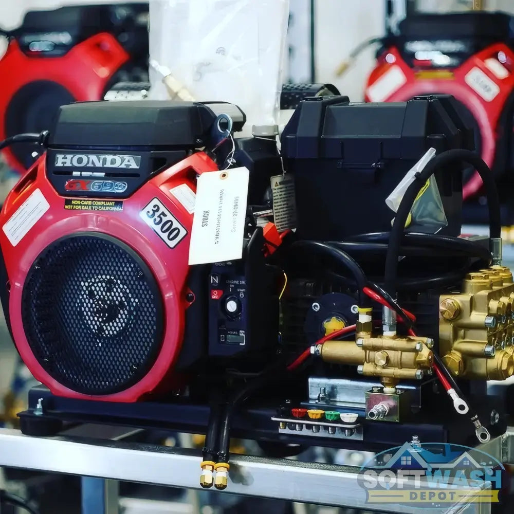 SWD 8gpm at 3500psi with General Pump | K7 Unloader | OEM Honda Muffler