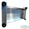 SWD Aluminum Skid Complete with Feet - heavy-duty aluminum equipment skid mount with rubber feet for vibration reduction and stability - ideal for pressure washing and soft wash setups - Soft Wash Depot.