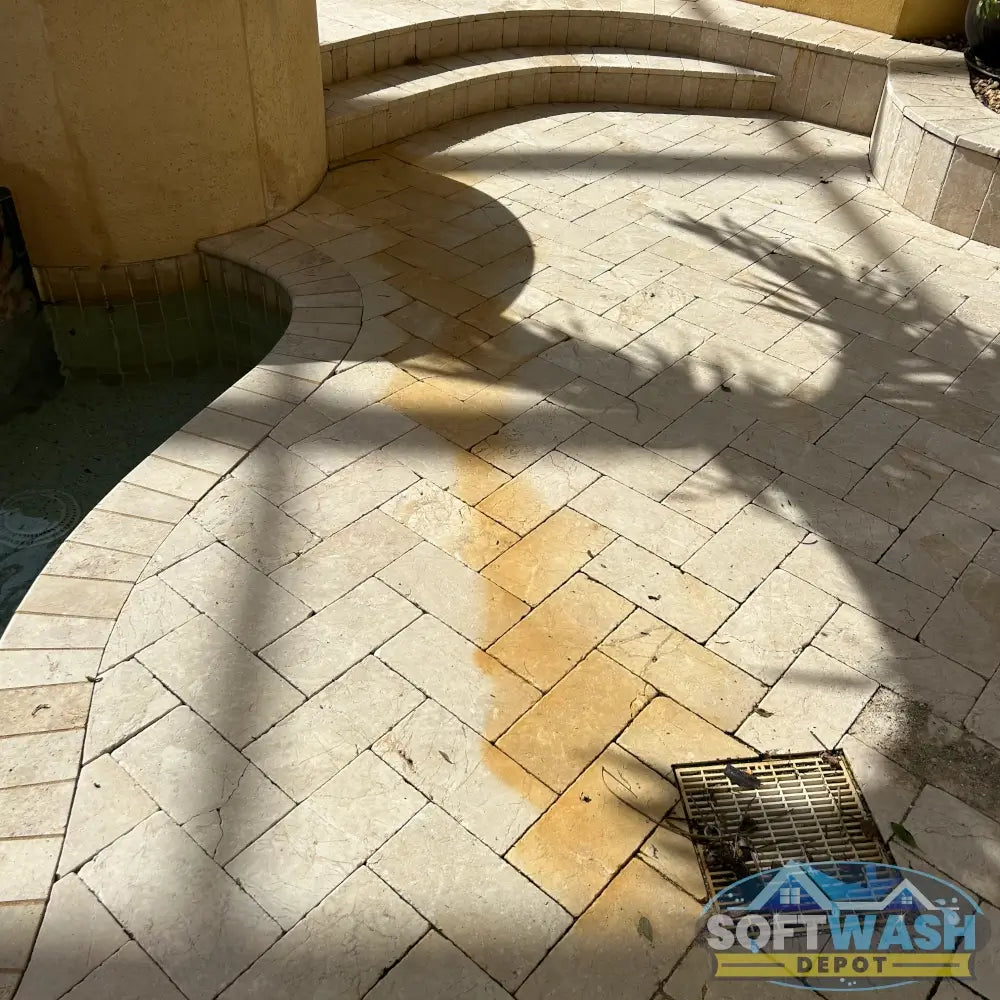 SWD Un-Rustable Rust Remover - professional-grade rust and stain remover solution by Soft Wash Depot - powerful formula for removing rust from concrete, siding, and metal surfaces.