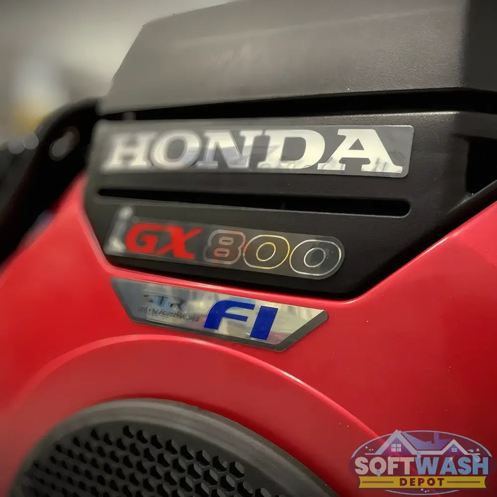 Soft Wash Depot 8 GPM 4000 PSI commercial pressure washer powered by Honda IGX800 engine, belt drive system with high-performance pump for professional cleaning - Soft Wash Depot.