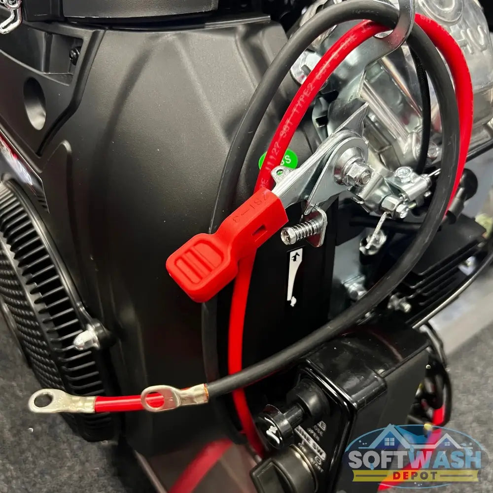 Professional Soft Wash Depot MGD-8040CG pressure washer featuring a CRX 750cc commercial engine, General Pump TSF2021, gear drive system, and 8 GPM at 4,000 PSI cleaning performance. - Soft Wash Depot