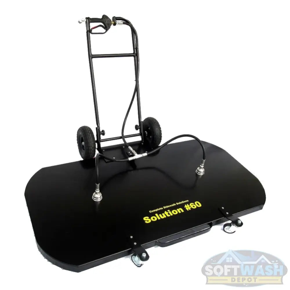 Solution #60 Surface Cleaner - Heavy-duty surface cleaning attachment for pressure washing large flat areas such as driveways, patios, and sidewalks - Soft Wash Depot.