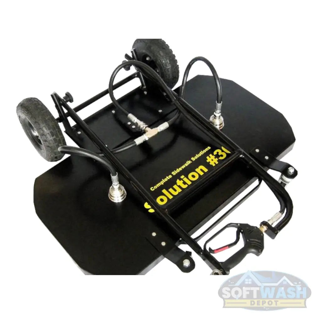 Solution #60 Surface Cleaner - Heavy-duty surface cleaning attachment for pressure washing large flat areas such as driveways, patios, and sidewalks - Soft Wash Depot.