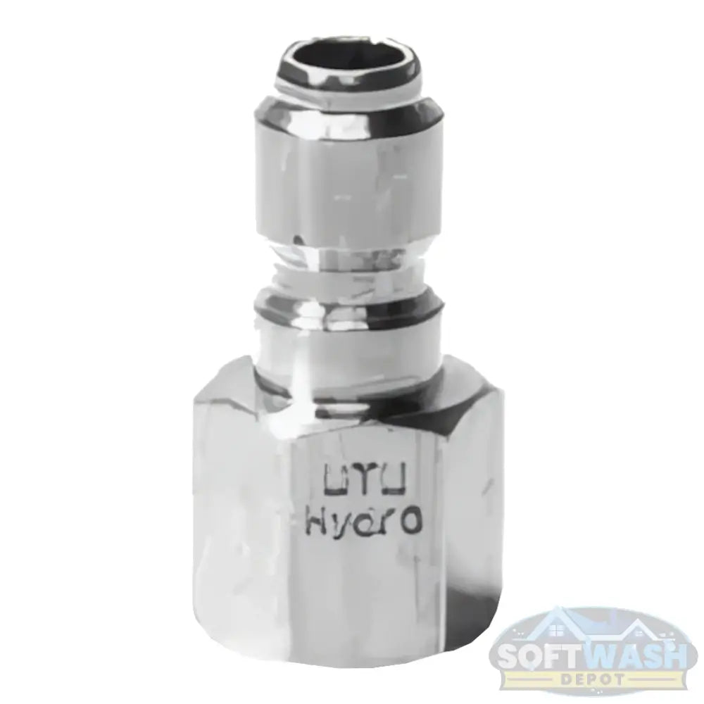 Stainless Steel 1/2" Quick Connect Plug x 1/2" FPT