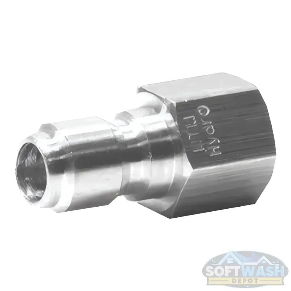 Stainless Steel 1/2" Quick Connect Plug x 1/2" FPT