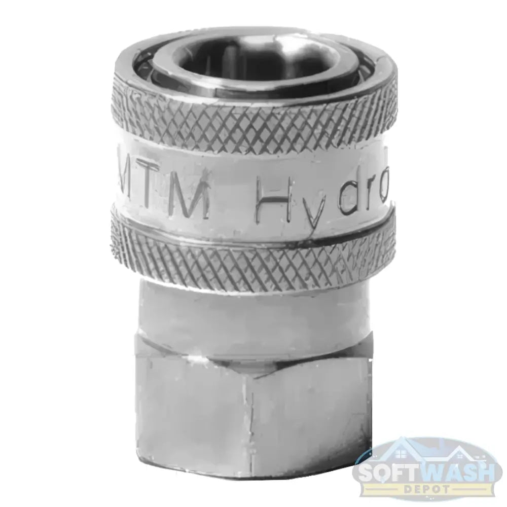 Stainless Steel 1/4" Quick Connect Socket x 1/4" FPT