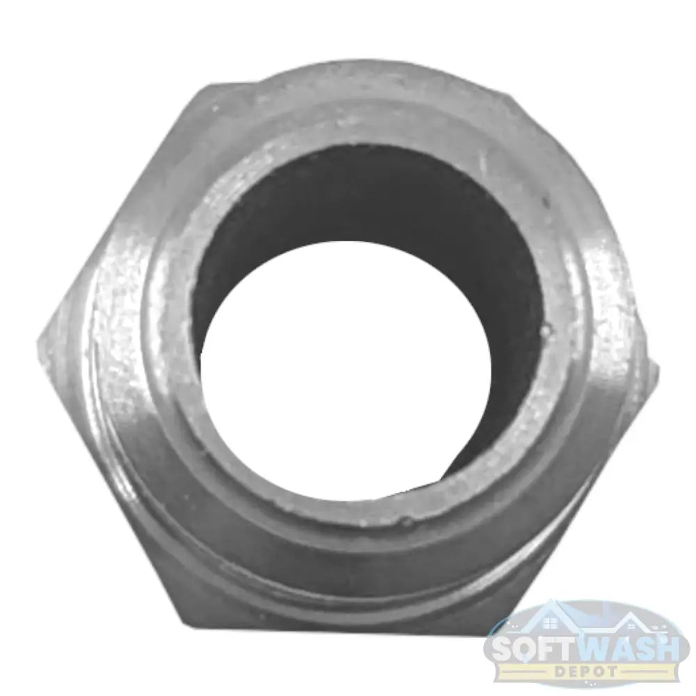 Stainless Steel 3/8" Quick Connect Plug x 3/8" MPT