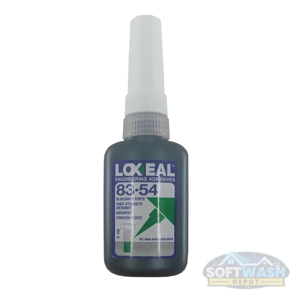 Loxeal thread lock 10ml bottle, high-strength adhesive for securing bolts, fittings, and threaded connections in pressure washing and soft wash systems. - Soft Wash Depot