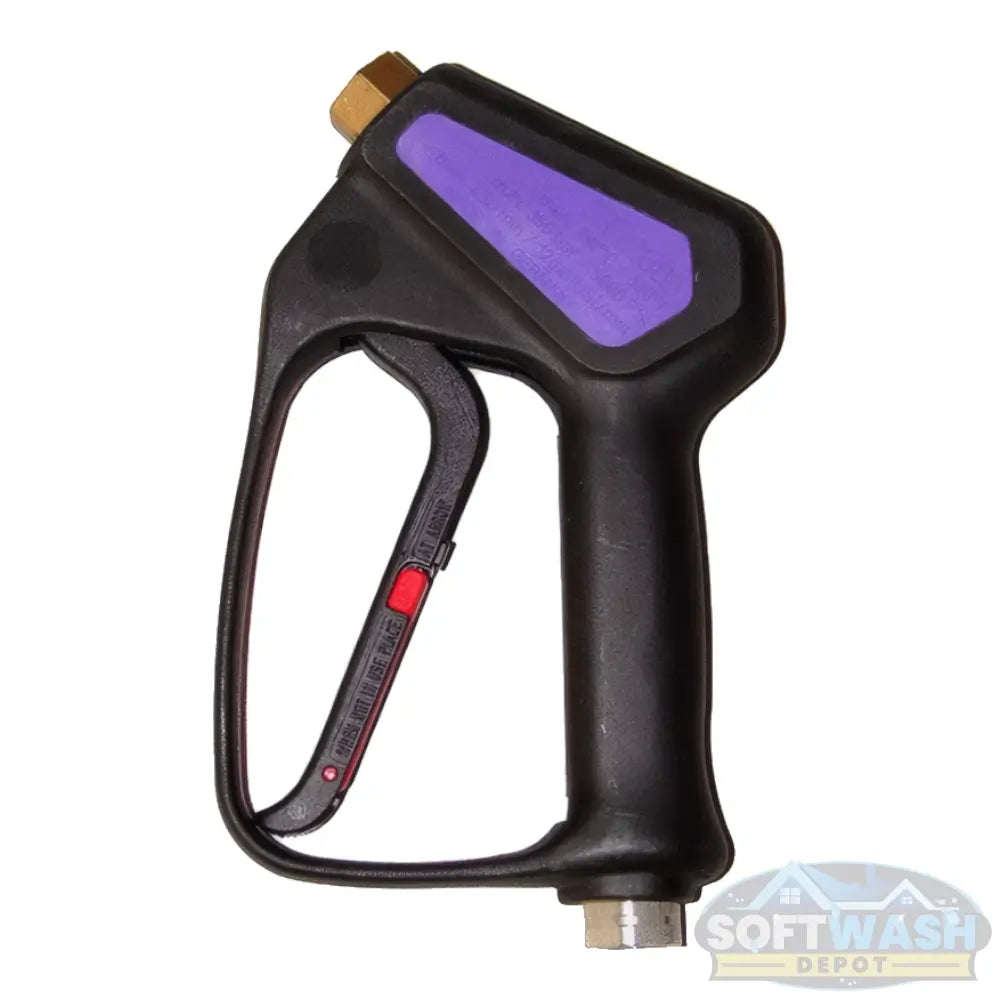 Suttner ST-2605 high-pressure spray gun rated 5,000 PSI and 12 GPM with ergonomic trigger handle. - Soft Wash Depot