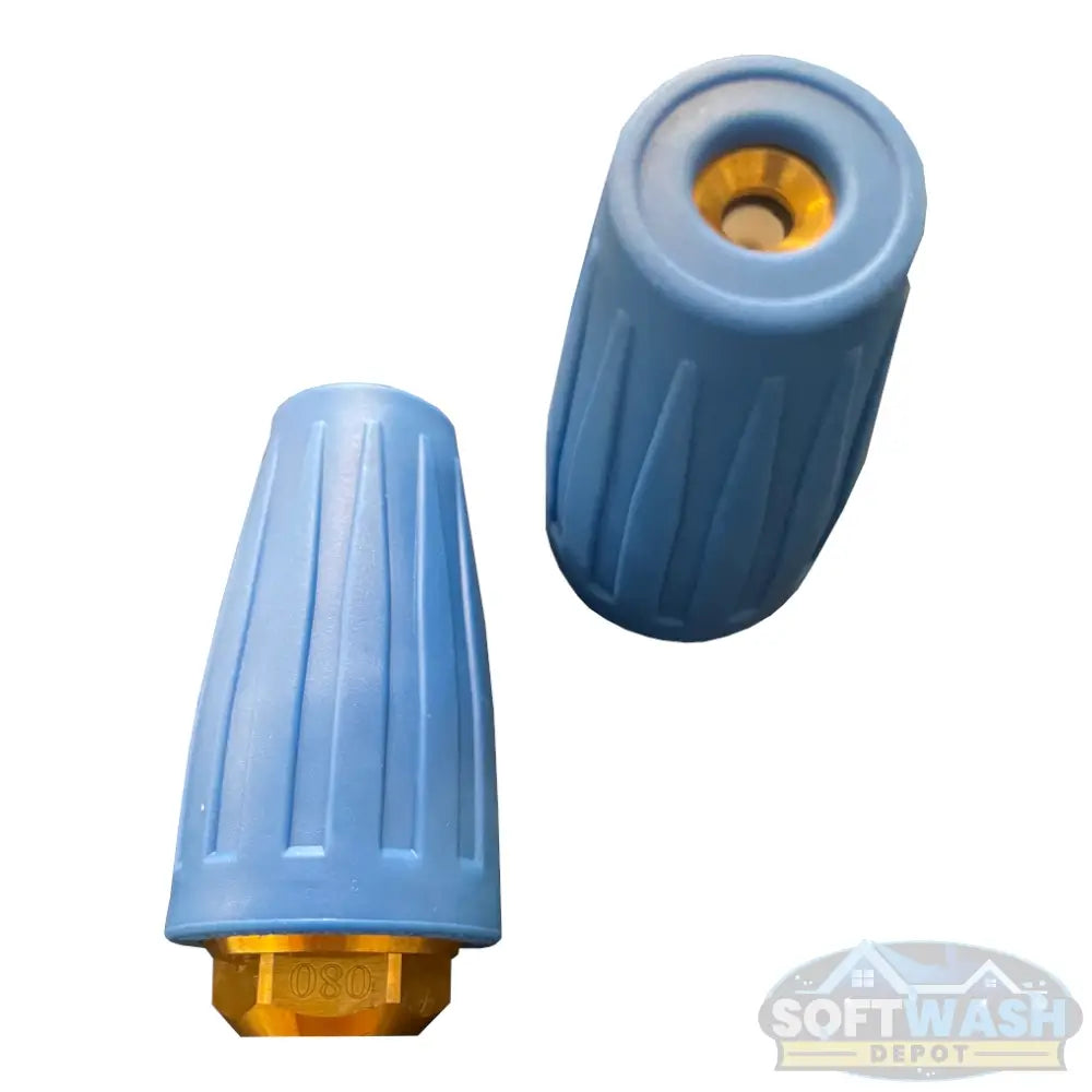 Turbo Nozzle - 4000 PSI, 1/4” NPT Female, 8.0 size, high-pressure rotating spray nozzle for powerful cleaning and efficient surface washing - Soft Wash Depot.