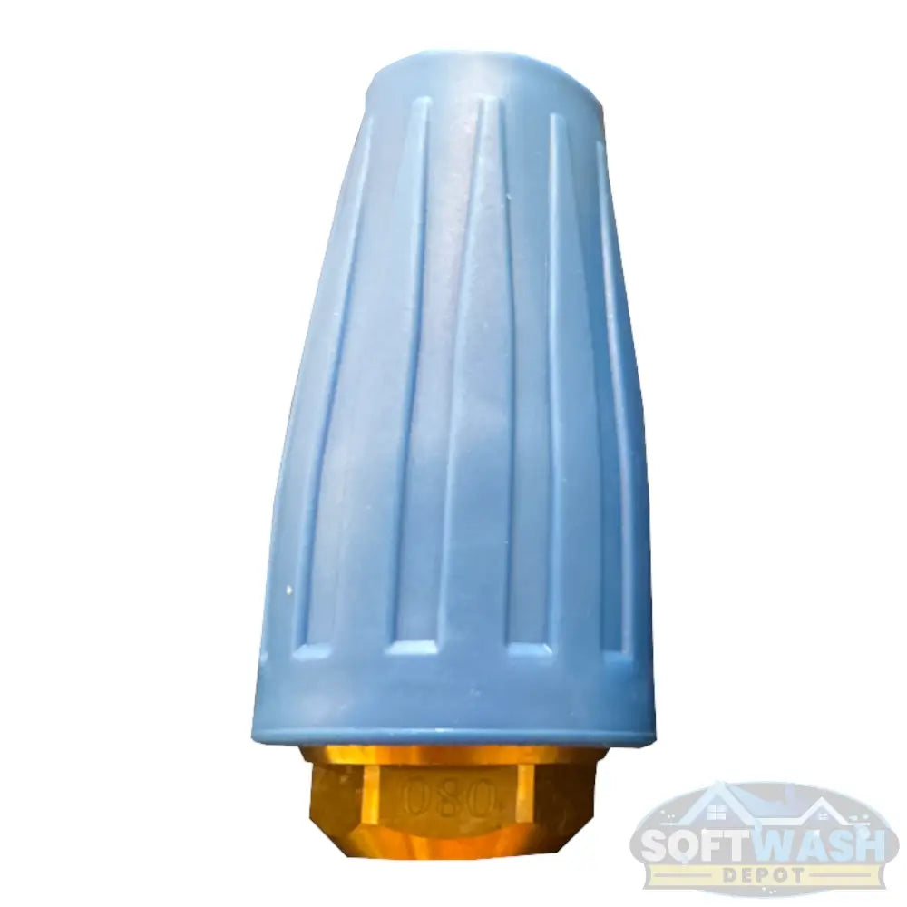 Turbo Nozzle - 4000 PSI, 1/4” NPT Female, 8.0 size, high-pressure rotating spray nozzle for powerful cleaning and efficient surface washing - Soft Wash Depot.